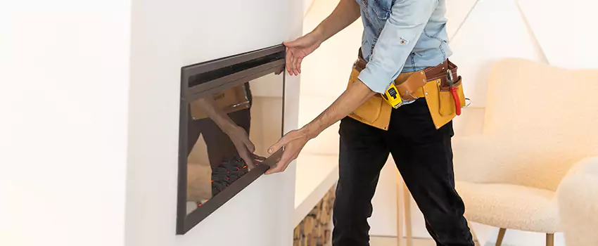Metal Fireplace Installation in Lehigh Acres, Florida