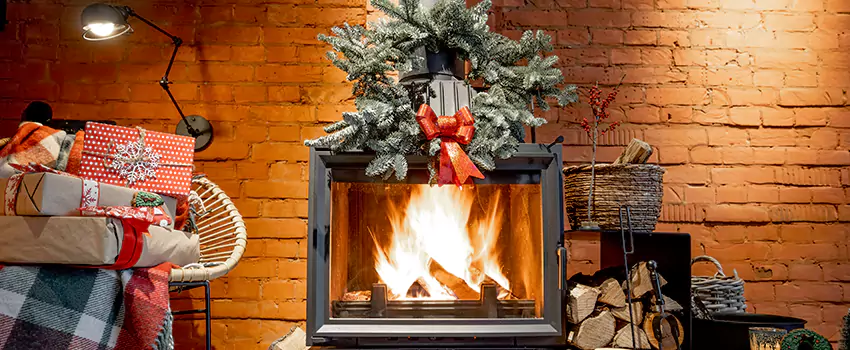 Travis Industries Linear Gas Fireplace Installation in Lehigh Acres, Florida